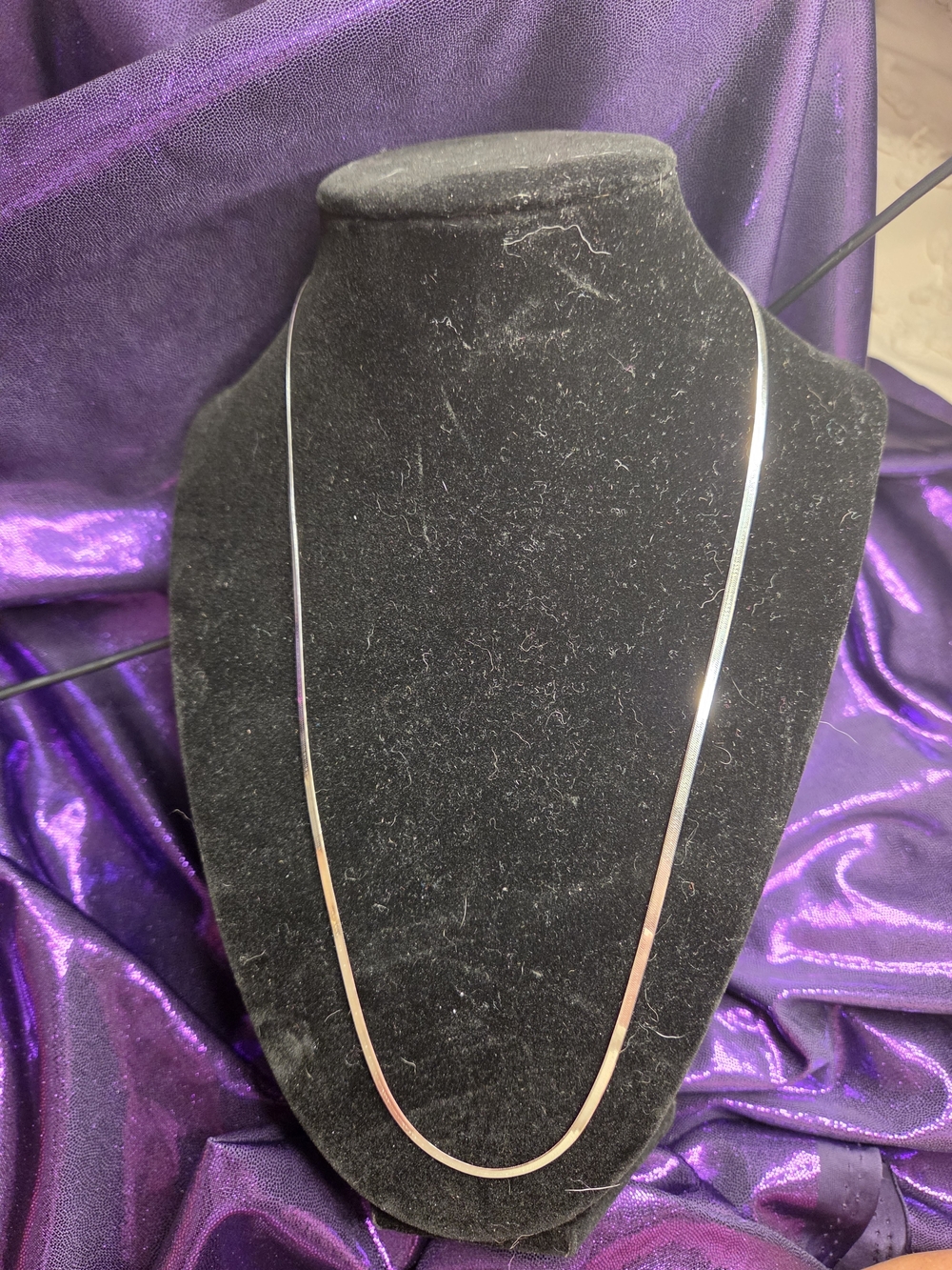 Classic 925 Sterling Silver Herringbone Necklace - Women Jewelry